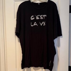 C'est La Vie Black Graphic Tee